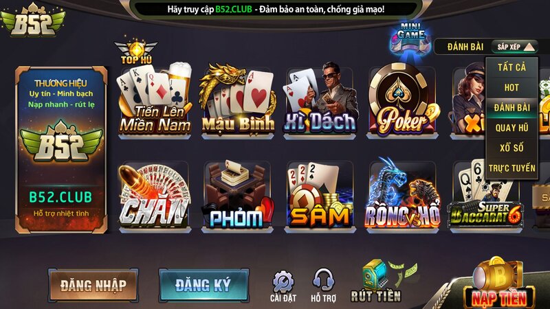 Tổng hợp các mẹo chơi game tại B52CLUB